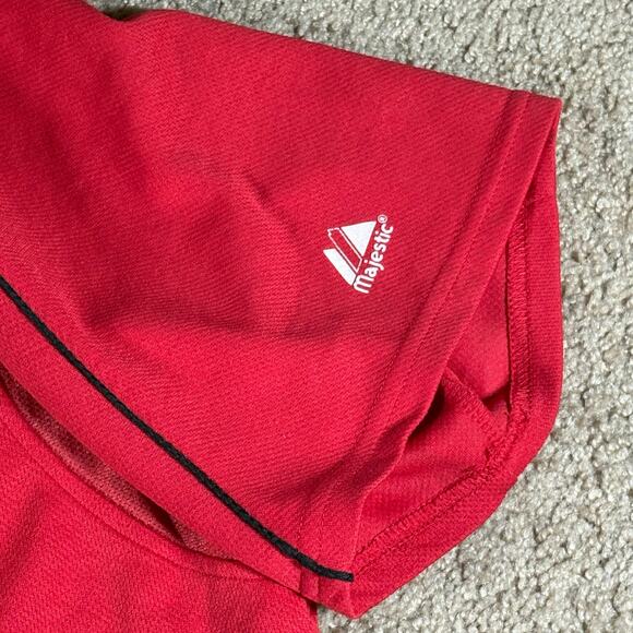 VTG Cincinnati Reds Spring #20 Majestic MLB Jersey Men’s 2XL Baseball Shirt - Picture 7 of 9